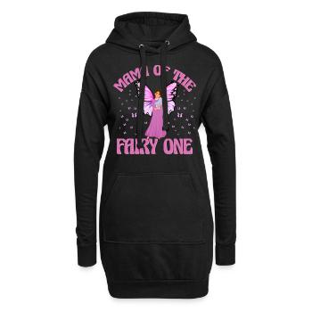 Maman de la fée Une - Sweat-shirt à capuche long Femme - noir - Devant