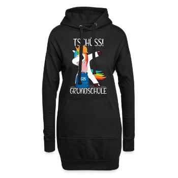 Grundschule Abschluss 2025 Grundschulabschluss - Hoodie-Kleid - Schwarz - Vorne