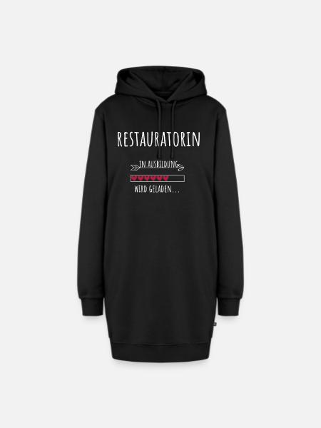 Restauratorin Ausbildung Beruf Geschenk - Hoodie-Kleid - Schwarz