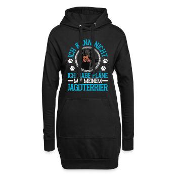 Plans pour mon Chien de chasse allemand Terrier de chasse - Sweat-shirt à capuche long Femme - noir - Devant