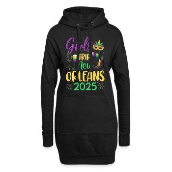 Voyage entre filles à la Nouvelle-Orléans 2025 (Garantie du prix le plus bas) - Sweat-shirt à capuche long Femme - noir - Devant