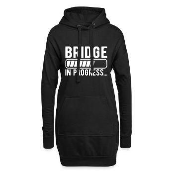 Bridge Engineer Bridge Construction - Hoodie Dress - black - Front