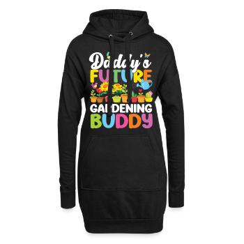 Amateur de plantes jardinage Tout-petit - Sweat-shirt à capuche long Femme - noir - Devant