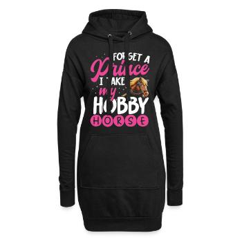 Hobby Horsing Hobby Cheval Cheval Équitation - Sweat-shirt à capuche long Femme - noir - Devant