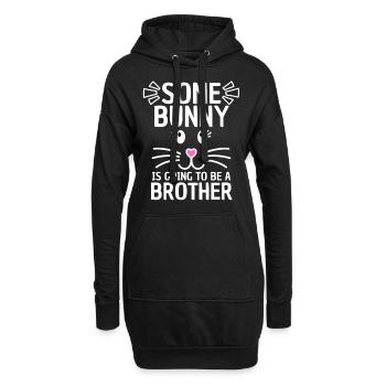 Lustiger Oster Spruch Bruder Ostern - Hoodie-Kleid - Schwarz - Vorne