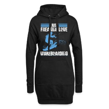 Sports nautiques Wakesurf - J’adore - Sweat-shirt à capuche long Femme - noir - Devant