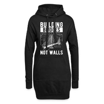 Bridge Engineer Bridge Construction - Hoodie Dress - black - Front
