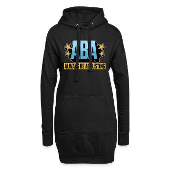 Behavioral Therapist ABA Always Be Psychologist - Hoodie-Kleid - Schwarz - Vorne