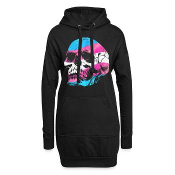 Transgender Trans LGBT Pride - Hoodie-Kleid - Schwarz - Vorne