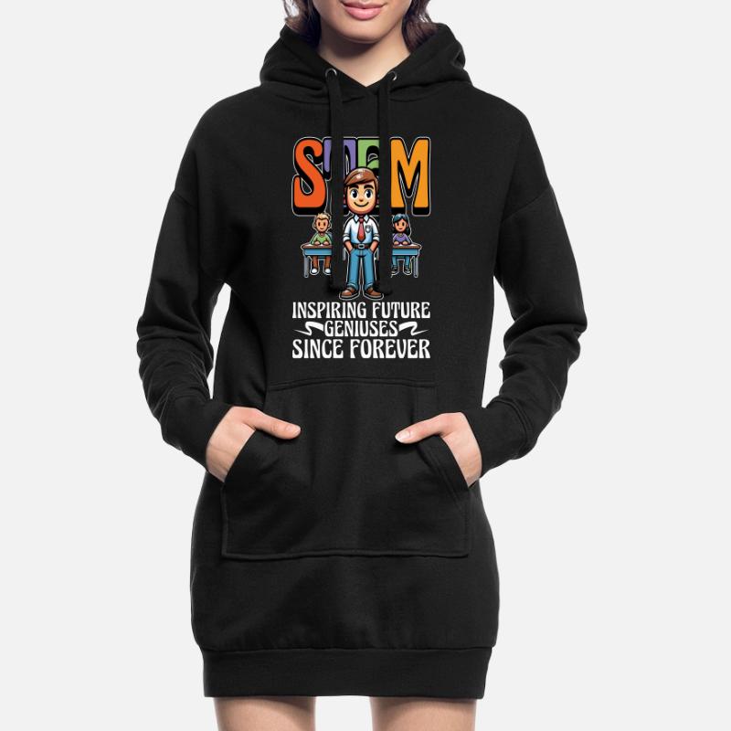 STEM Inspiring Future Data Analysis Enseignant STEM Sweat-shirt à capuche long Femme