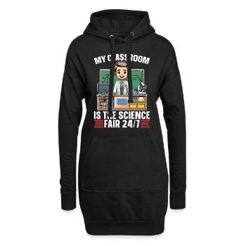 STEM Teacher My Classroom Is The Science Educator - Hoodie-Kleid - Schwarz - Vorne