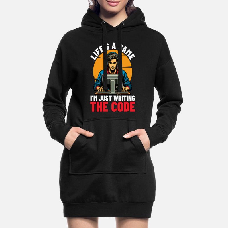 Coder Life's A Game I'm Just Web Developer Coders Hoodie-Kleid