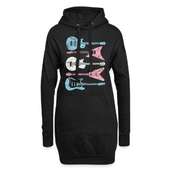 Fierté LGBT transgenre - Sweat-shirt à capuche long Femme - noir - Devant