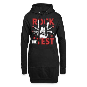 Secouez le test - Exam Heroes - Sweat-shirt à capuche long Femme - noir - Devant