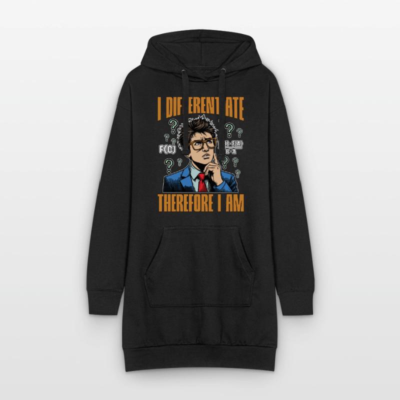 Mathematician I Differentiate Therefore Math Tutor Hoodie Dress