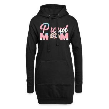 Transgender Trans LGBT Pride - Hoodie-Kleid - Schwarz - Vorne
