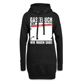 JGA T-Shirt Männer Junggesellenabschied Bräutigam - Hoodie-Kleid - Schwarz - Vorne