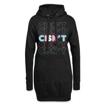 Transgender Trans LGBT Pride - Hoodie-Kleid - Schwarz - Vorne