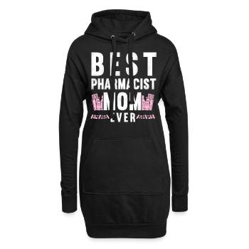 Pharmacy Tech Technician - Hoodie-Kleid - Schwarz - Vorne