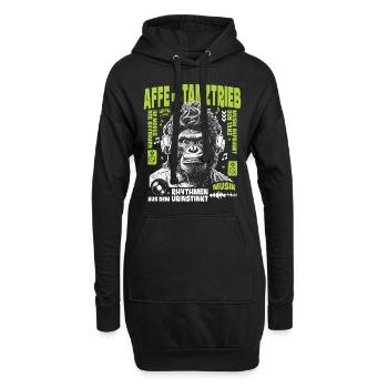 Sound Tolle Shirt : Gorilla s’acclame du rythme - Sweat-shirt à capuche long Femme - noir - Devant