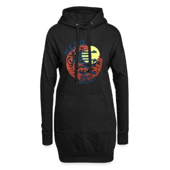 Japan Hero since February 2011 Geburtstaggeschenk - Hoodie-Kleid - Schwarz - Vorne
