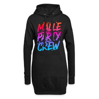 Malle Party Crew - Hoodie-Kleid - Schwarz - Vorne