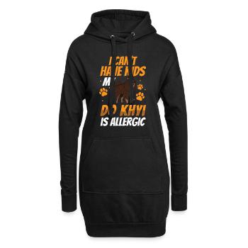 Habe einen Do Khyi Tibetdogge - Hoodie-Kleid - Schwarz - Vorne
