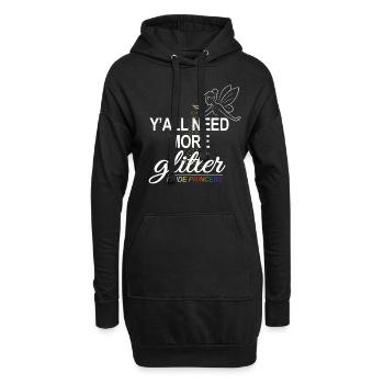 « Vous avez tous besoin de plus de paillettes » Princesse de la fierté, LGBTQ - Sweat-shirt à capuche long Femme - noir - Devant