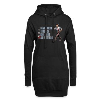 Professeur de danse Thérapeute Modèle Chorégraphe - Sweat-shirt à capuche long Femme - noir - Devant