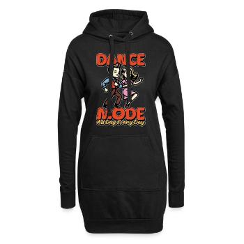 Dance Teacher Dance Mode All Day Dance Instructor - Hoodie-Kleid - Schwarz - Vorne