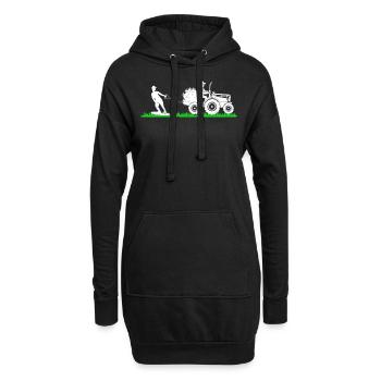 Wakeboard drôle Farmer Wakeboard Wakesurf - Sweat-shirt à capuche long Femme - noir - Devant