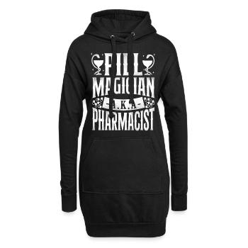 Pharmacy Tech Technician - Hoodie-Kleid - Schwarz - Vorne