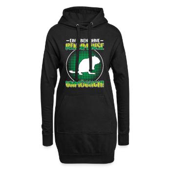 La vie sans gerbille rongeur Gerbille - Sweat-shirt à capuche long Femme - noir - Devant