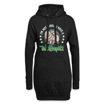 Wolfsspitz nicht single Deutscher Wolfsspitz - Hoodie-Kleid - Schwarz - Vorne