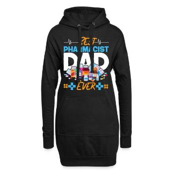 Pharmacy Tech Technician - Hoodie Dress - black - Front