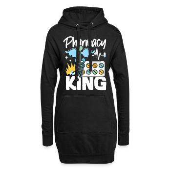 Pharmacy Tech Technician - Hoodie-Kleid - Schwarz - Vorne