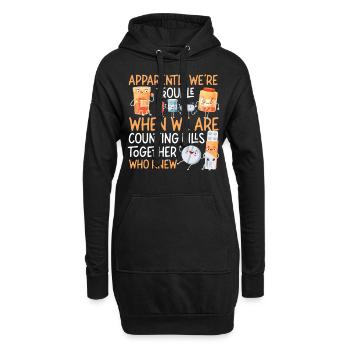 Technicien en pharmacie - Sweat-shirt à capuche long Femme - noir - Devant