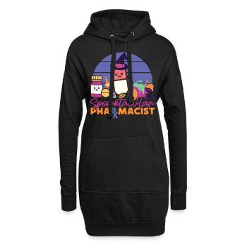 Pharmacy Tech Technician - Hoodie Dress - black - Front