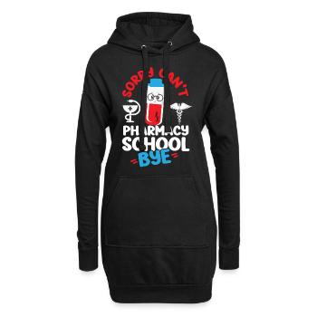 Pharmacy Tech Technician - Hoodie-Kleid - Schwarz - Vorne