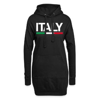 Drapeau 2021 - Sweat-shirt à capuche long Femme - noir - Devant
