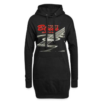 Keeping the Blues alive Acoustic Guitar - Sweat-shirt à capuche long Femme - noir - Devant