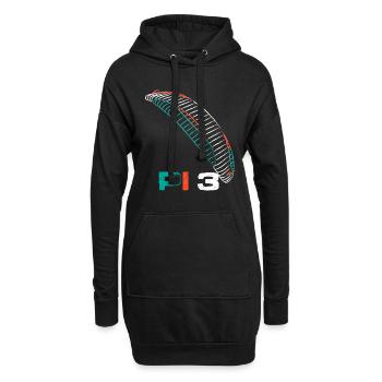 Pi 3 Advance Paraglider - Hoodie-Kleid - Schwarz - Vorne