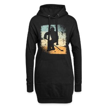 Eishockey Hockey sur glace - Sweat-shirt à capuche long Femme - noir - Devant