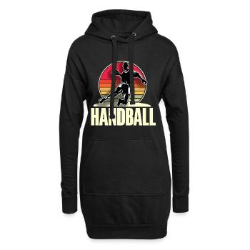 Handballeur Handballeur - Sweat-shirt à capuche long Femme - noir - Devant
