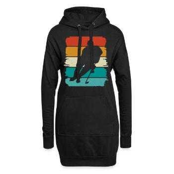 Eishockey Hockey sur glace - Sweat-shirt à capuche long Femme - noir - Devant