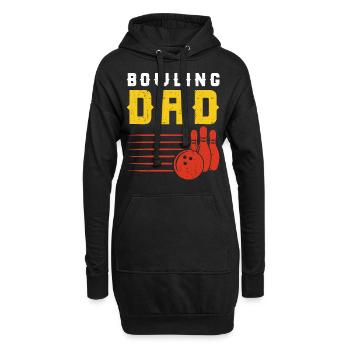 Bowling - Hoodie-Kleid - Schwarz - Vorne