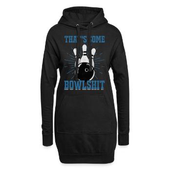 Bowling - Sweat-shirt à capuche long Femme - noir - Devant