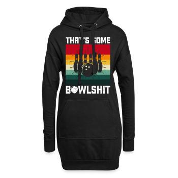 Bowling - Hoodie-Kleid - Schwarz - Vorne