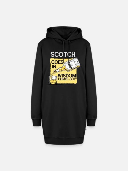 Scotch Männergeschenk - Hoodie-Kleid - Schwarz