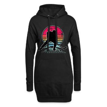 Eishockey Hockey sur glace - Sweat-shirt à capuche long Femme - noir - Devant